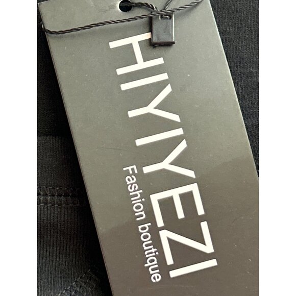 Hiyiyezi Womens Black Long-Sleeve Pullover Tunic Everyday Top With Crewneck - Picture 4 of 7